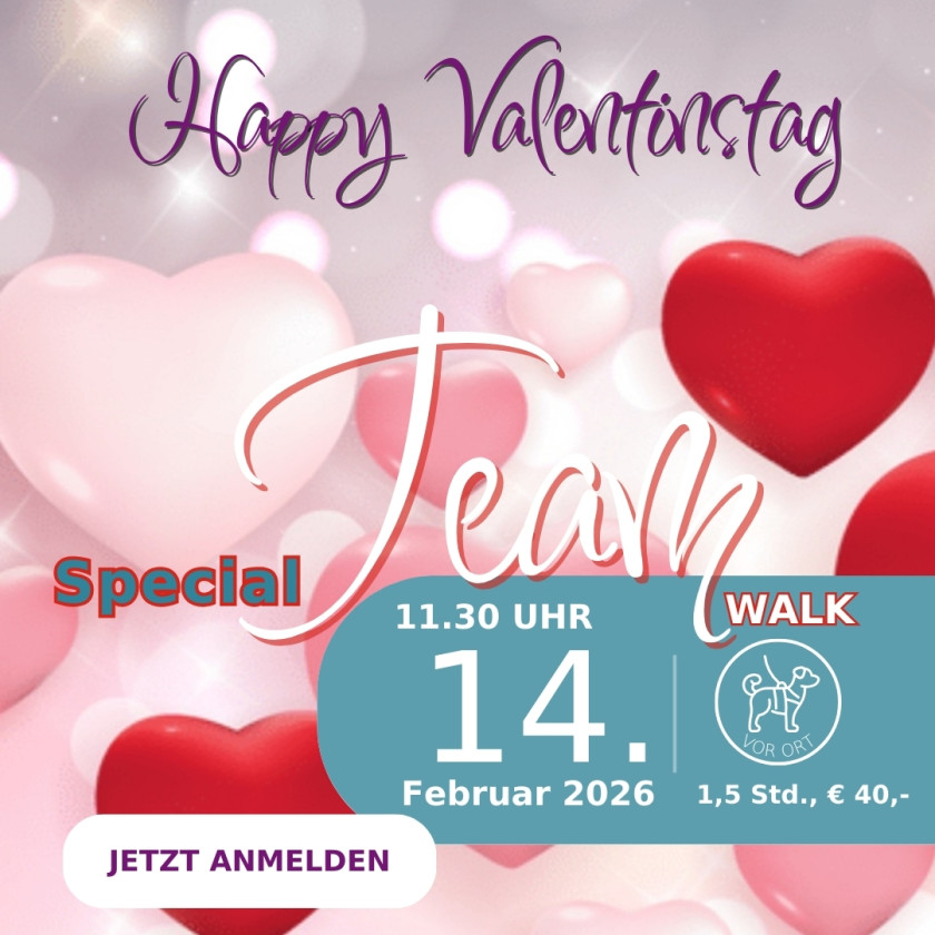 Valentinstag Team Walk
